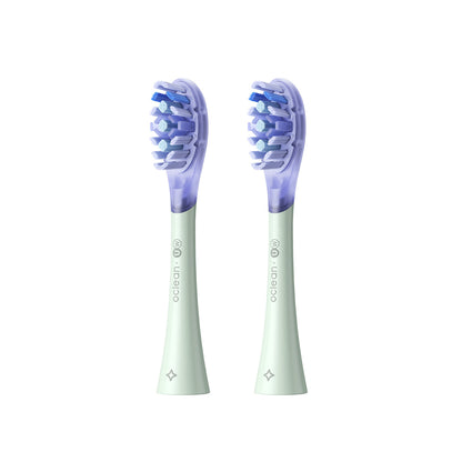 oclean-oclean-brush-head Ultra White 2 Pack Green