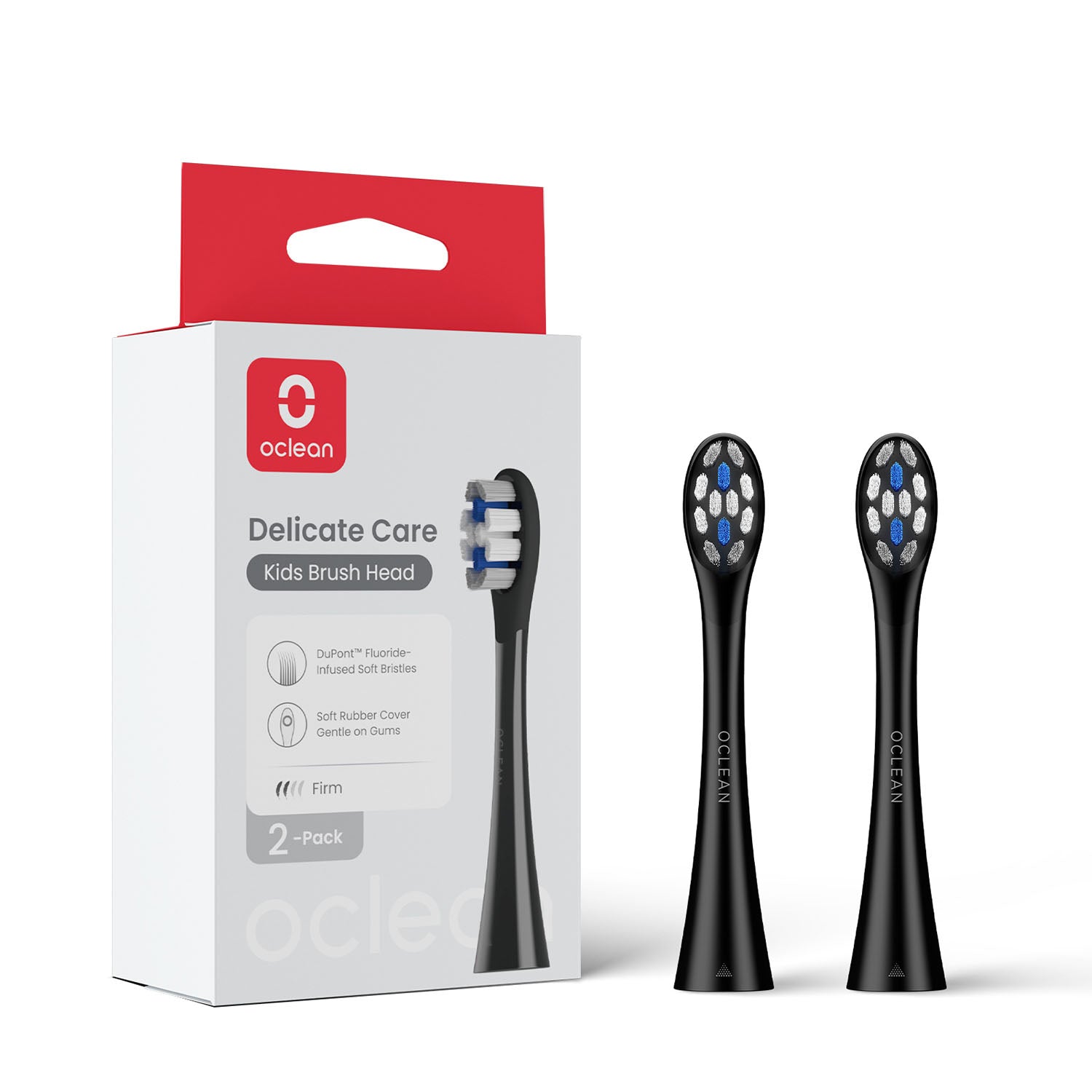 oclean-oclean-brush-head Kids 2 Pack Black