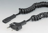 HAMA HAMA Nätkabel 2-pol 1,5m svart