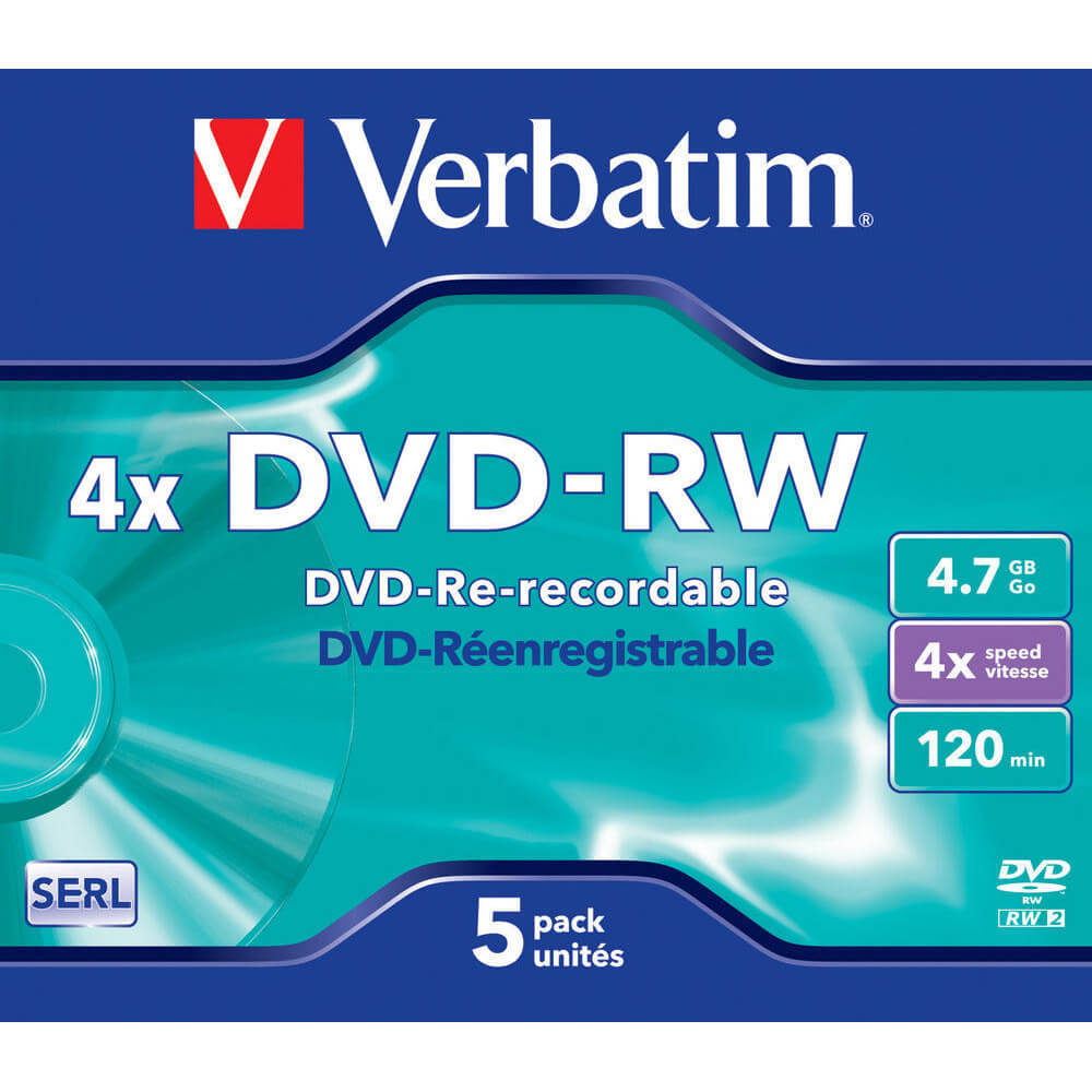 VERBATIM VERBATIM DVD-RW 4,7GB 4x