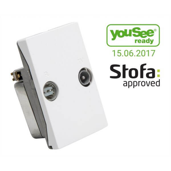 triax-triax-wall-outlet-fm-tv TD 263E White