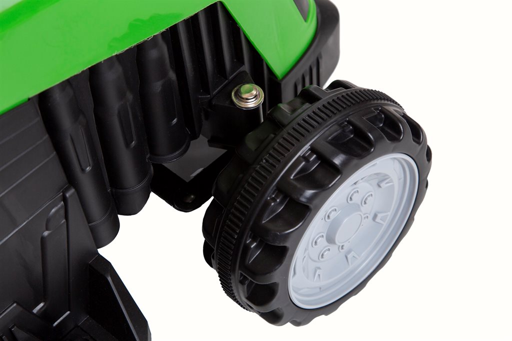 Azeno Eltraktor för barn med släp 6V batteridriven traktor