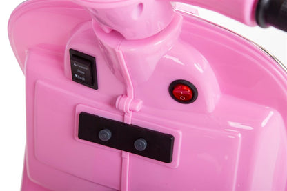 Vespa PX150 elmoped för barn 6V – rosa med stödhjul & musik | Barn scooter 3+ år