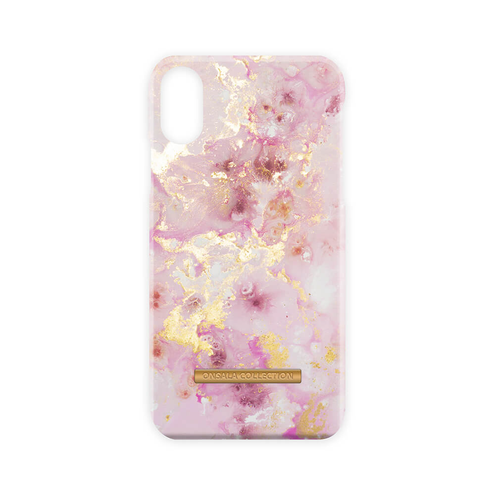 onsala-onsala-collection-mobilskal-soft RoseGold Marble iPhone XR