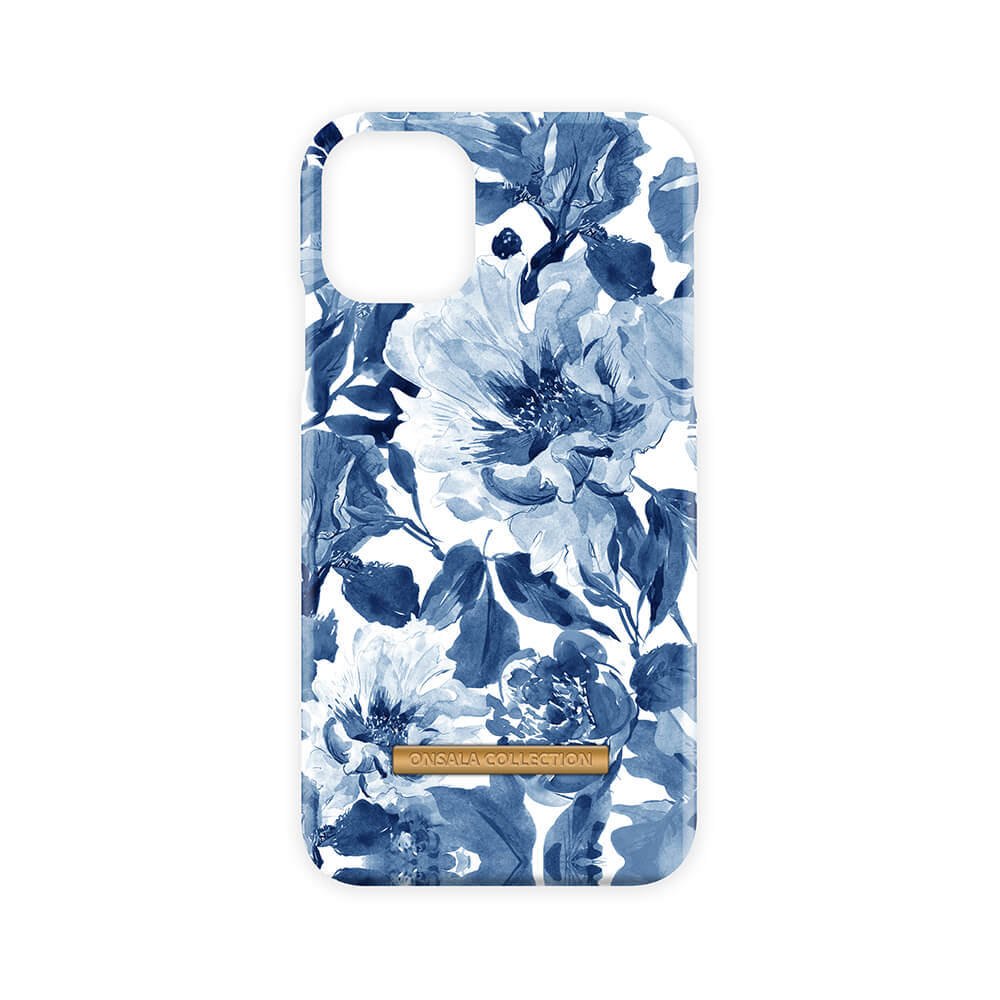 onsala-onsala-collection-mobilskal-soft Indigo Peony iPhone 11