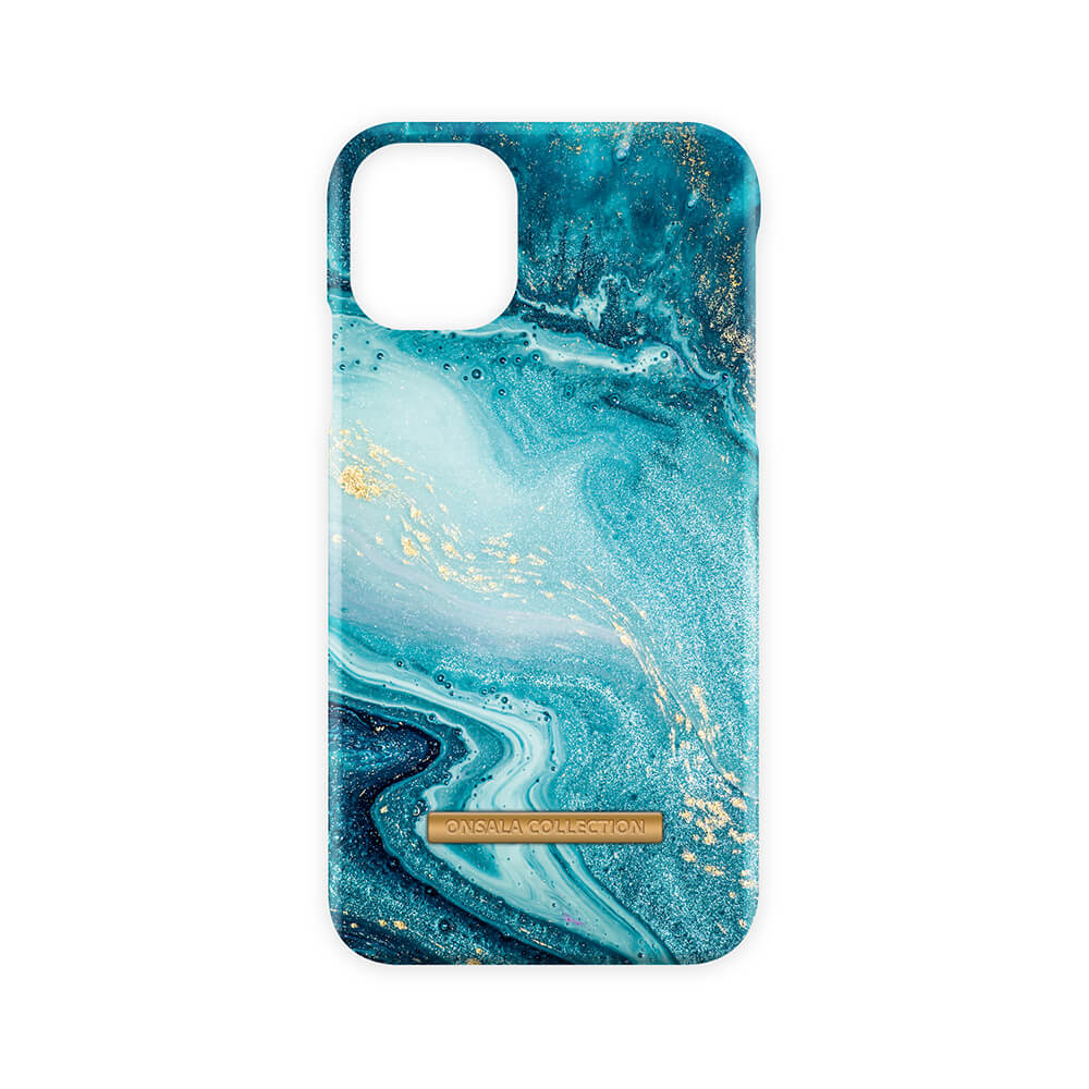onsala-onsala-collection-mobilskal-soft Blue Sea Marble iPhone 11