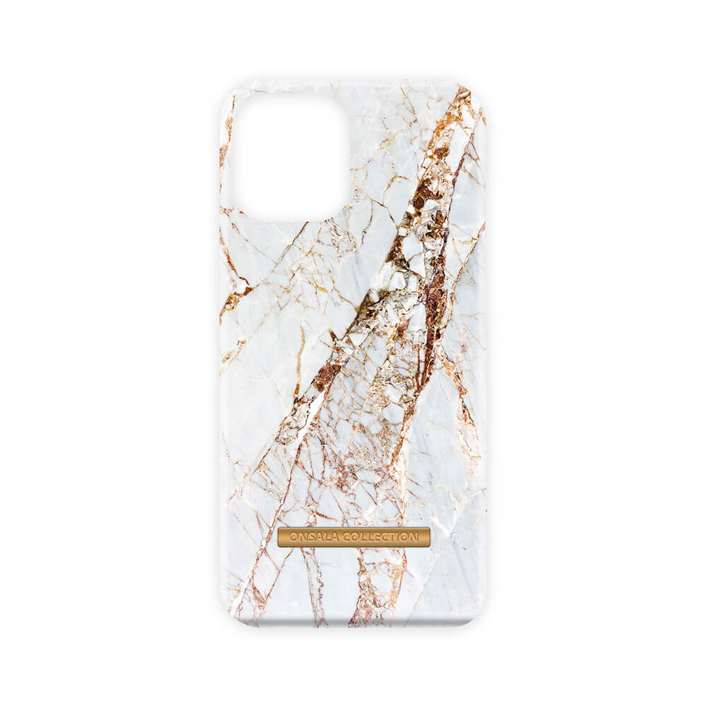 onsala-onsala-collection-mobilskal-soft White Rhino Marble iPhone 13 Pro