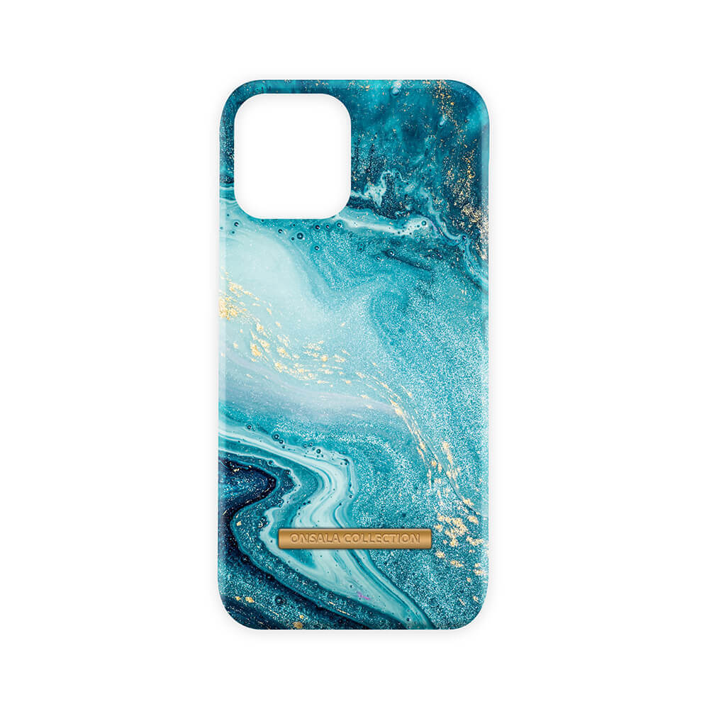 onsala-onsala-collection-mobilskal-soft Blue Sea Marble iPhone 13 Pro Max