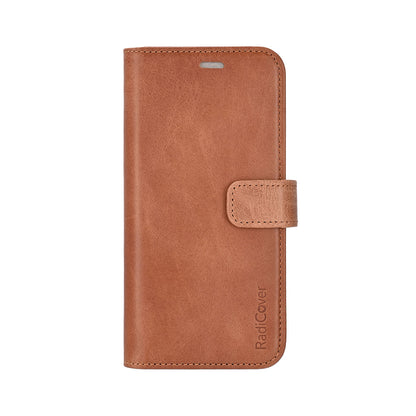 radicover-radicover-2in1-anti-radiation-rfid-3-card-mags iPhone 16 Pro Brown Leather