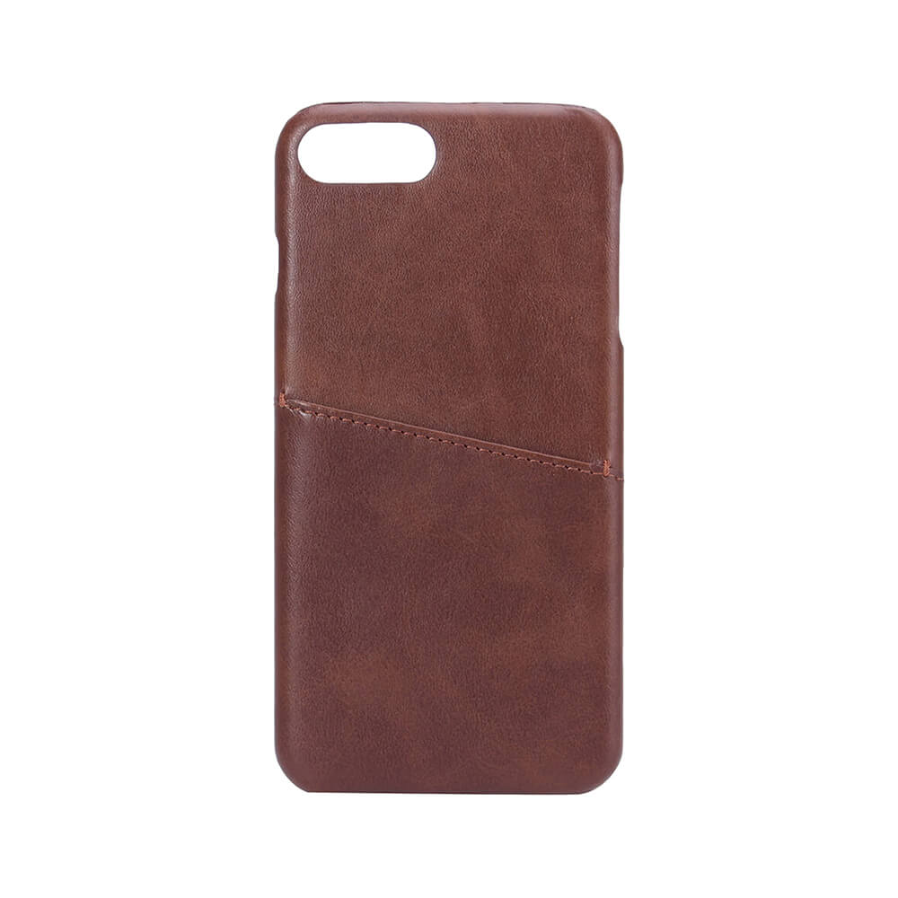 onsala-onsala-mobilskal-brun-med-kortfack iPhone 6/7/8 Plus