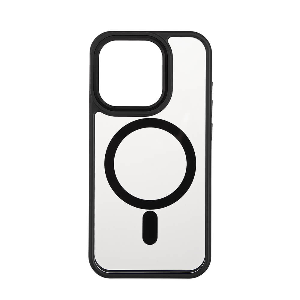 onsala-onsala-back-bumper-clear-case-magserie iPhone 15 Pro Clear Case Black Bumper