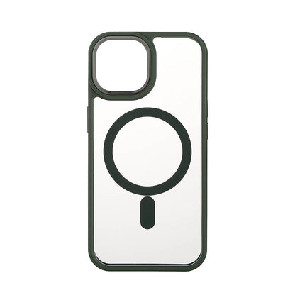 onsala-onsala-back-bumper-clear-case-magserie iPhone 15 Clear Case Green Bumper