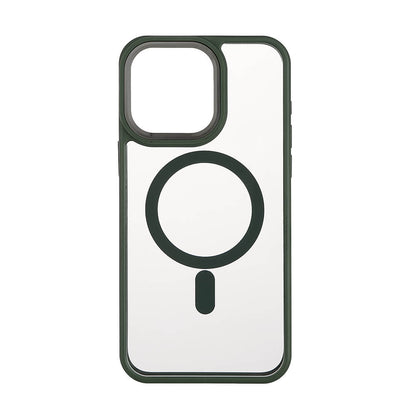 onsala-onsala-back-bumper-clear-case-magserie iPhone 15 Pro Max Clear Case Green Bumper