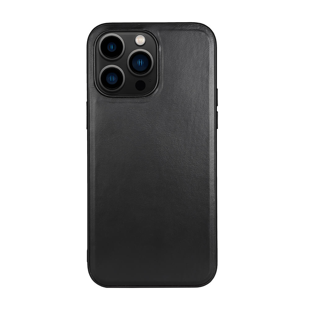 buffalo-buffalo-backcover-leather-magseries iPhone 14 Pro Max Black