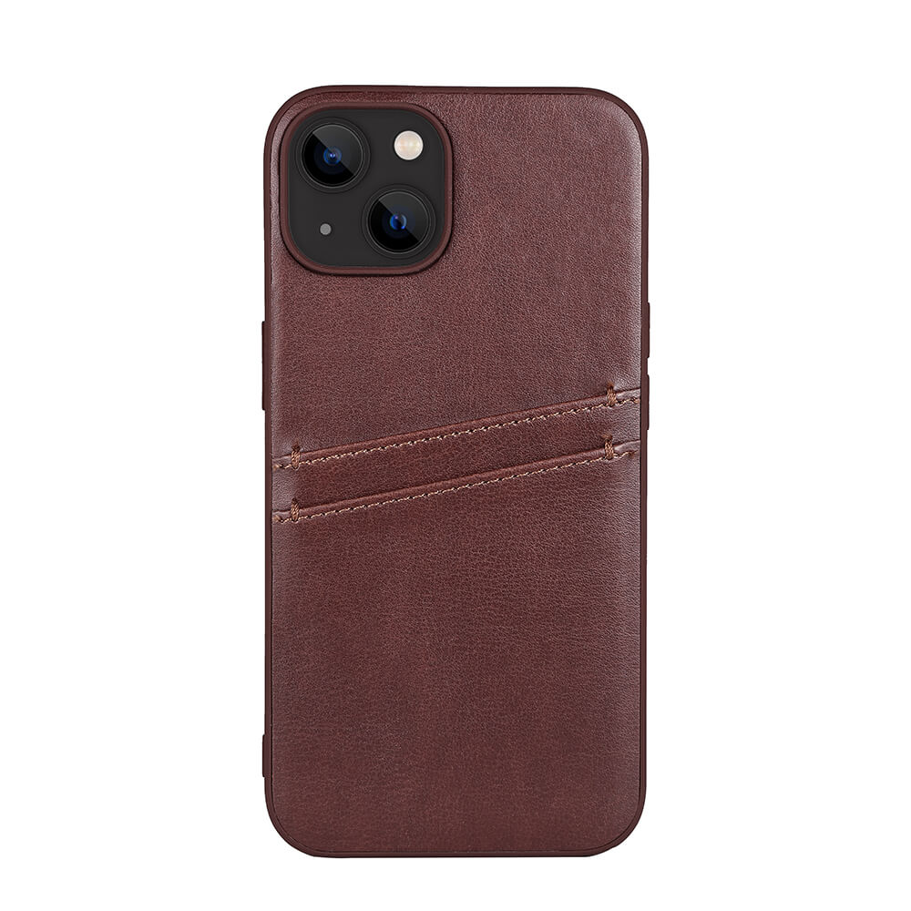buffalo-buffalo-back-cover-pu-2-card iPhone 13 / 14 6,1" Brown