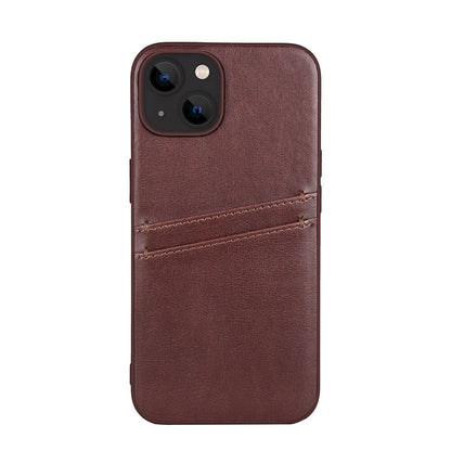 buffalo-buffalo-back-cover-pu-2-card iPhone 13 / 14 6,1" Brown