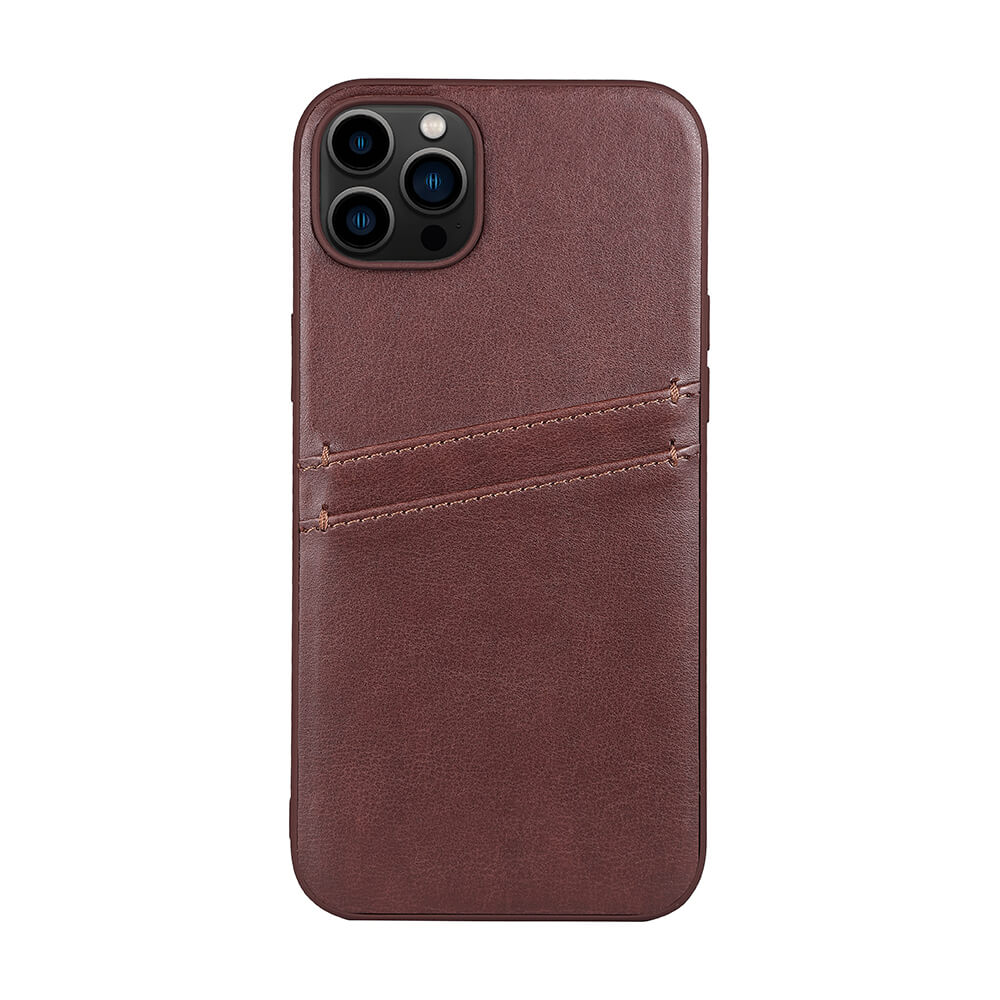 buffalo-buffalo-back-cover-pu-2-card iPhone 14 Plus 6,7" Brown