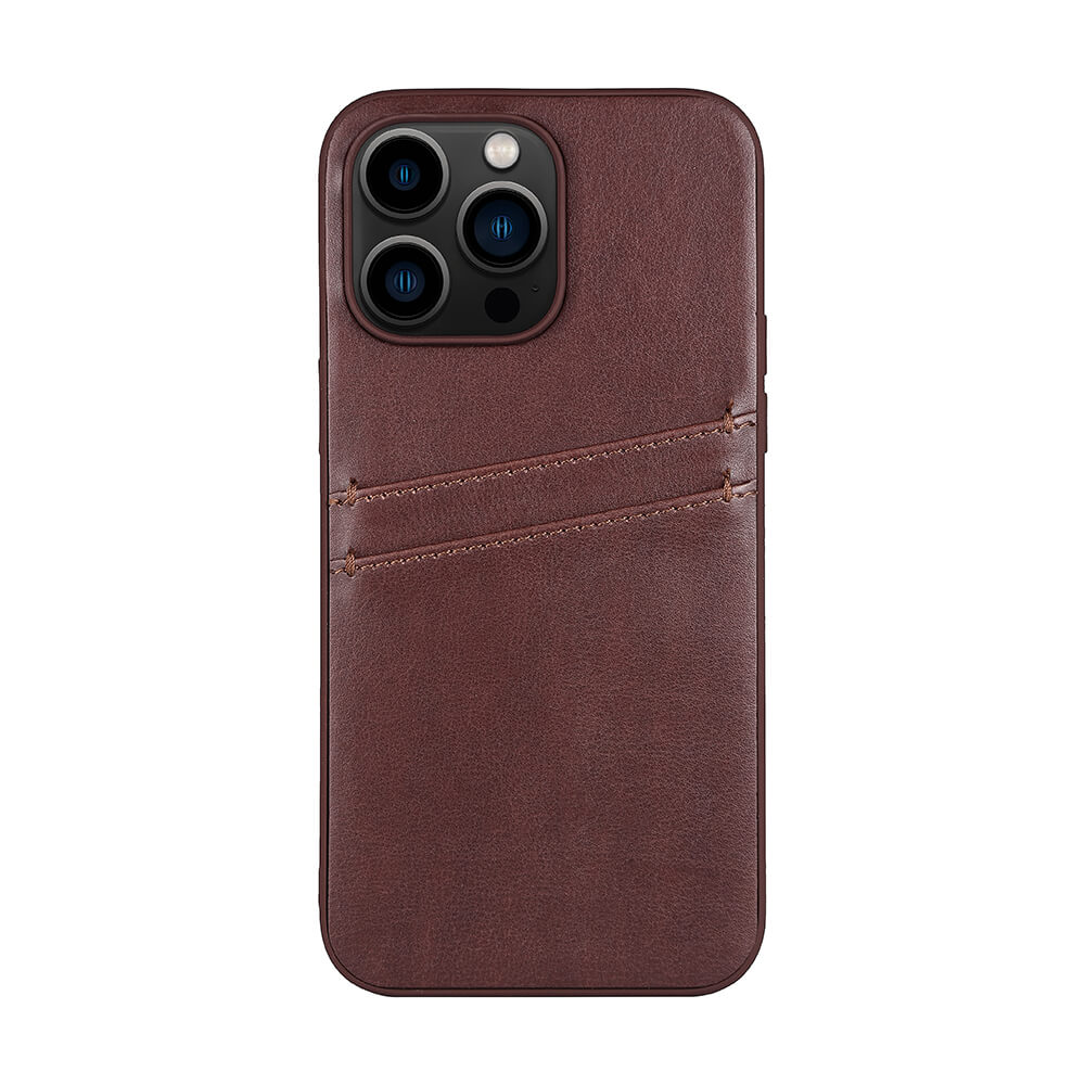 buffalo-buffalo-back-cover-pu-2-card iPhone 14 Pro Max 6,7" Brown