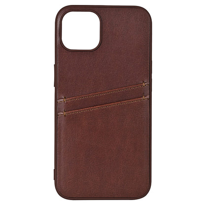 buffalo-buffalo-back-cover-pu-2-card iPhone 13 Brown