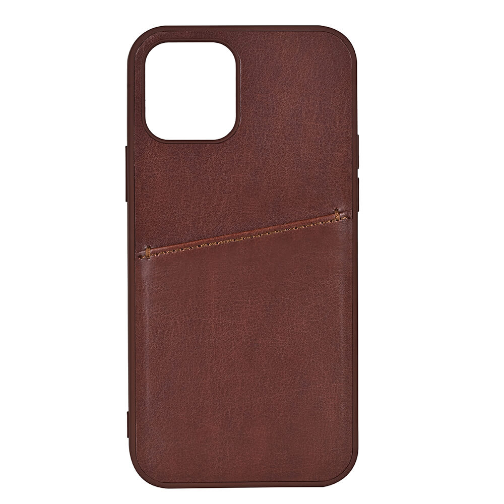 buffalo-buffalo-back-cover-pu-2-card iPhone 13 Mini Brown