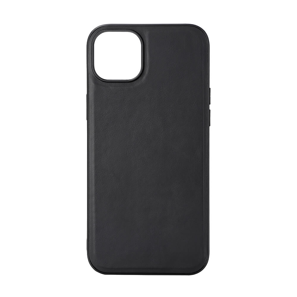 buffalo-buffalo-backcover-leather-magseries iPhone 15 Plus Black
