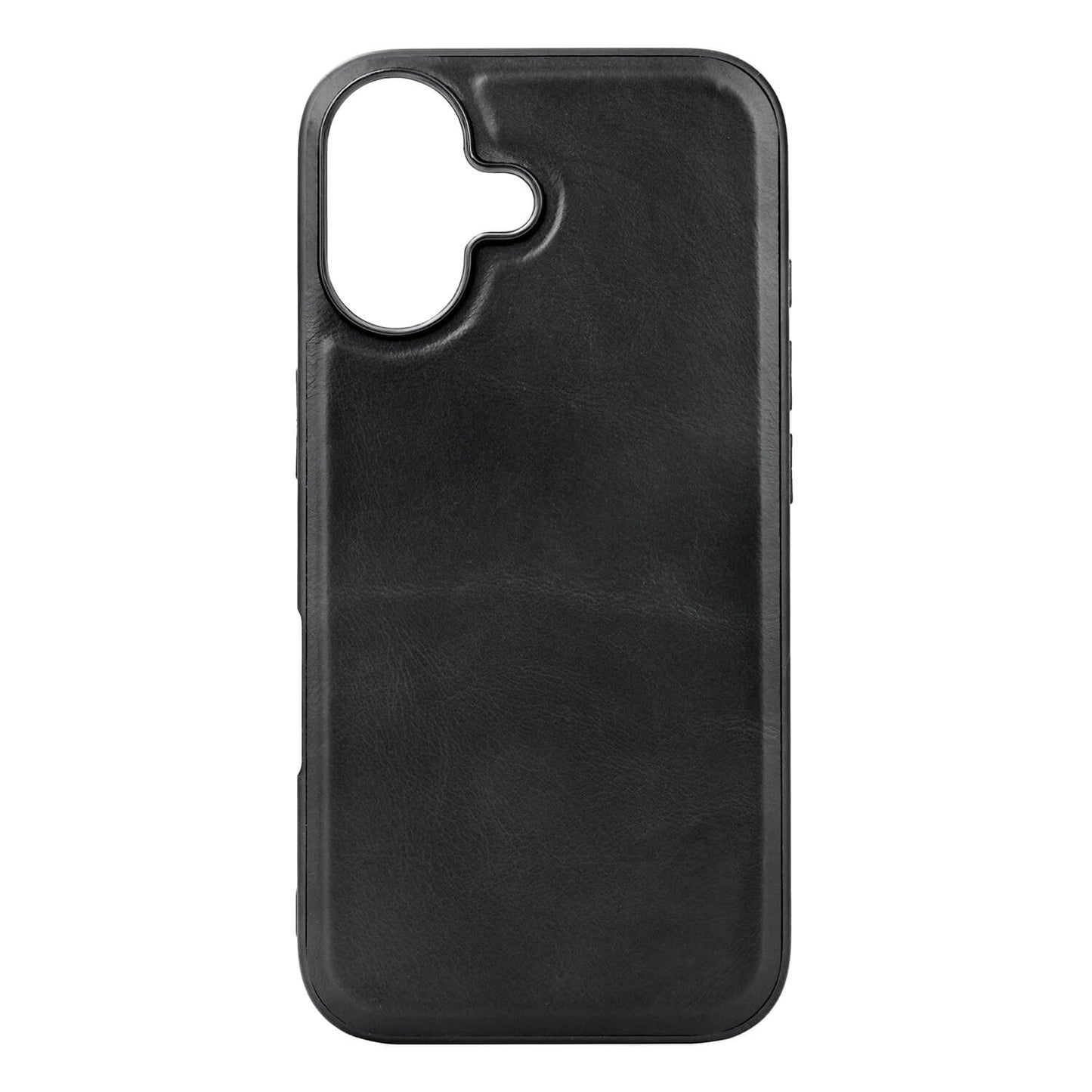 buffalo-buffalo-back-cover-leather-magseries iPhone 16 Black