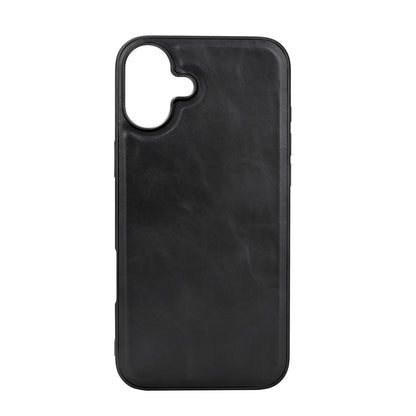 buffalo-buffalo-back-cover-leather-magseries iPhone 16 Plus Black