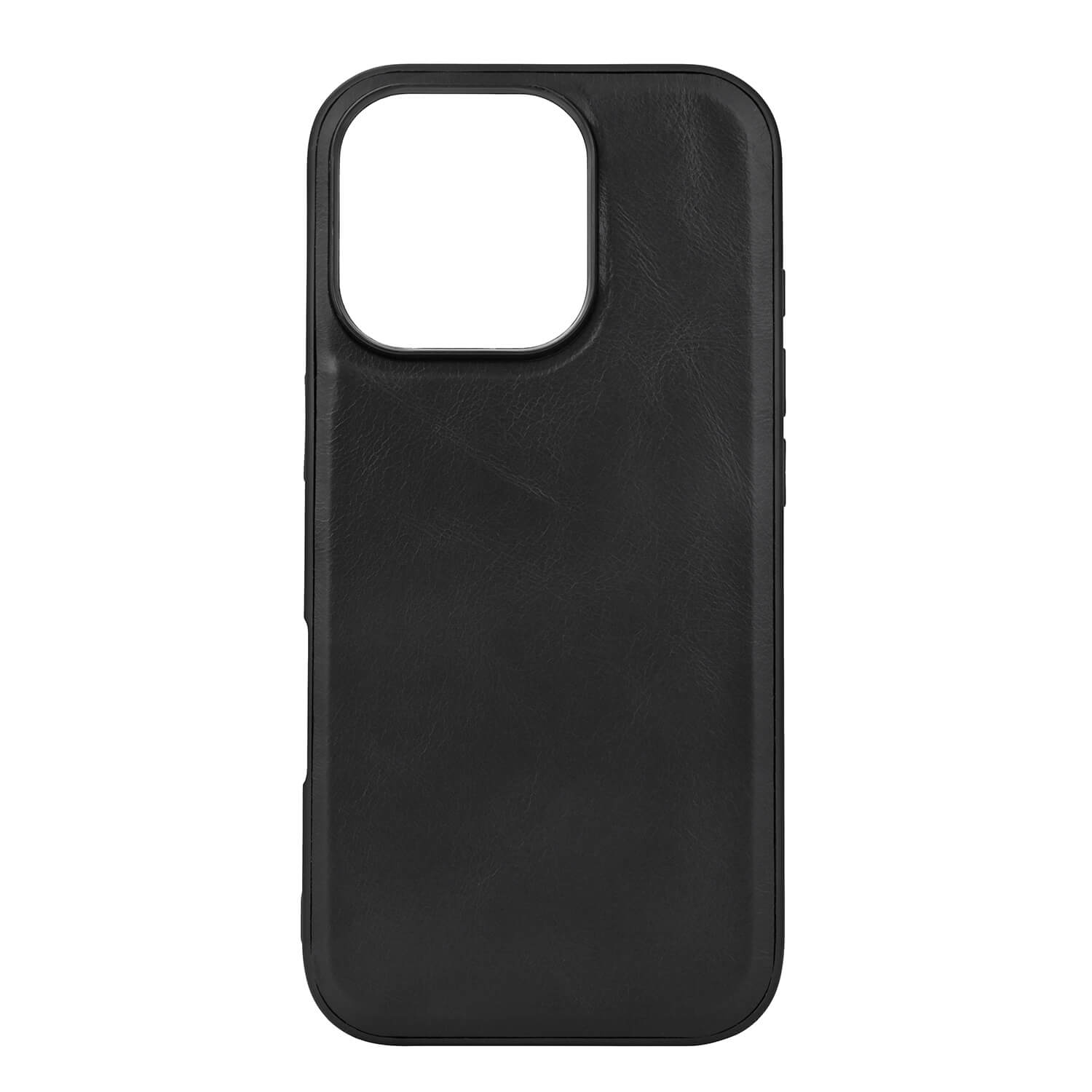 buffalo-buffalo-back-cover-leather-magseries iPhone 16 Pro Black