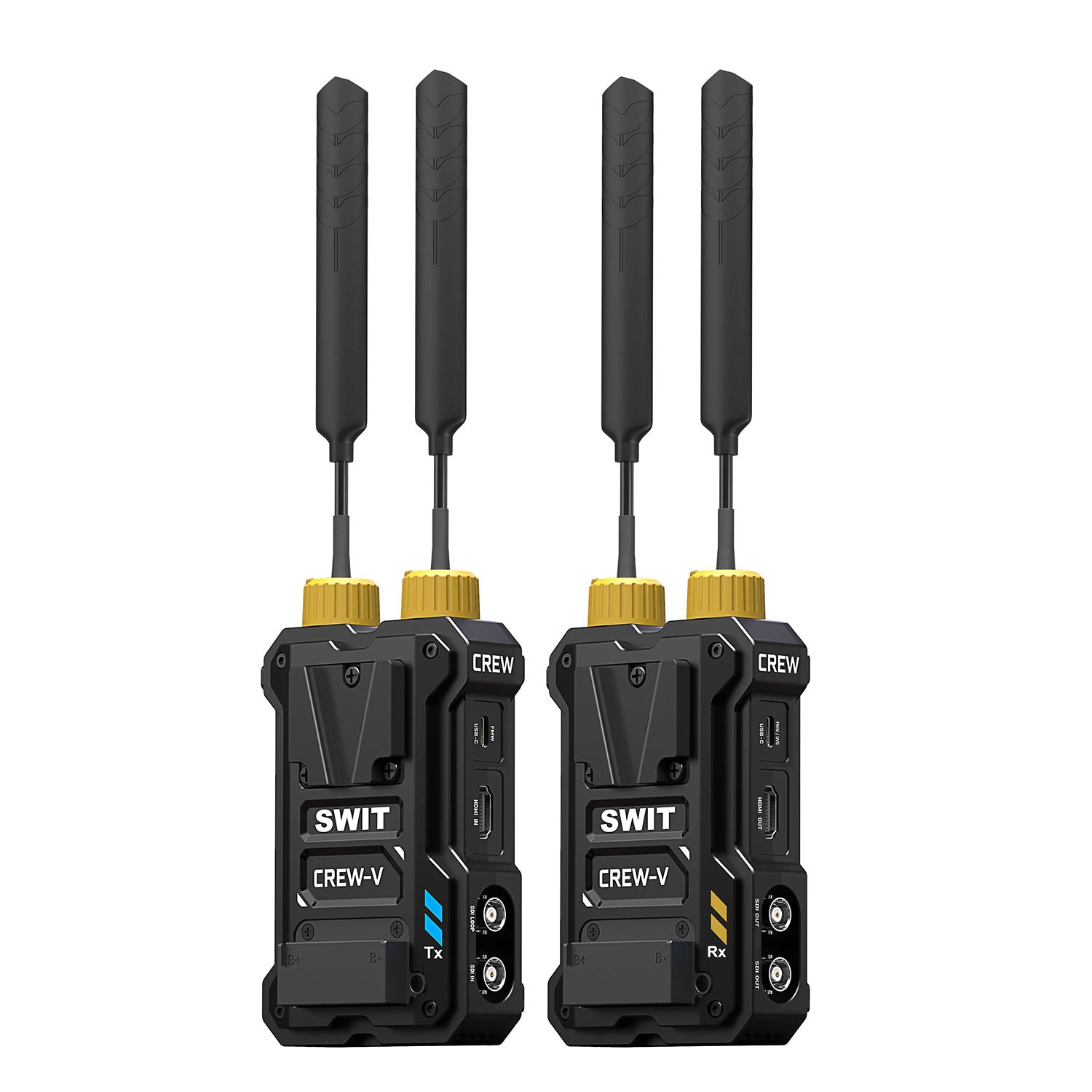 swit-swit-crew-wireless-sdi-hdmi 1TX 1 RX wth Dual Vmount 1200M
