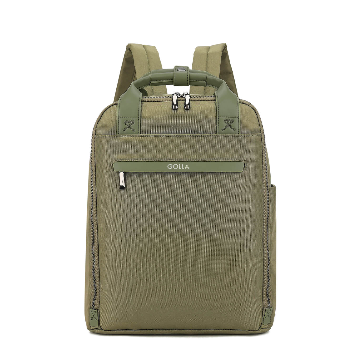 golla-golla-backpack-orion-13-litres Nylon and PU 15.6" Green