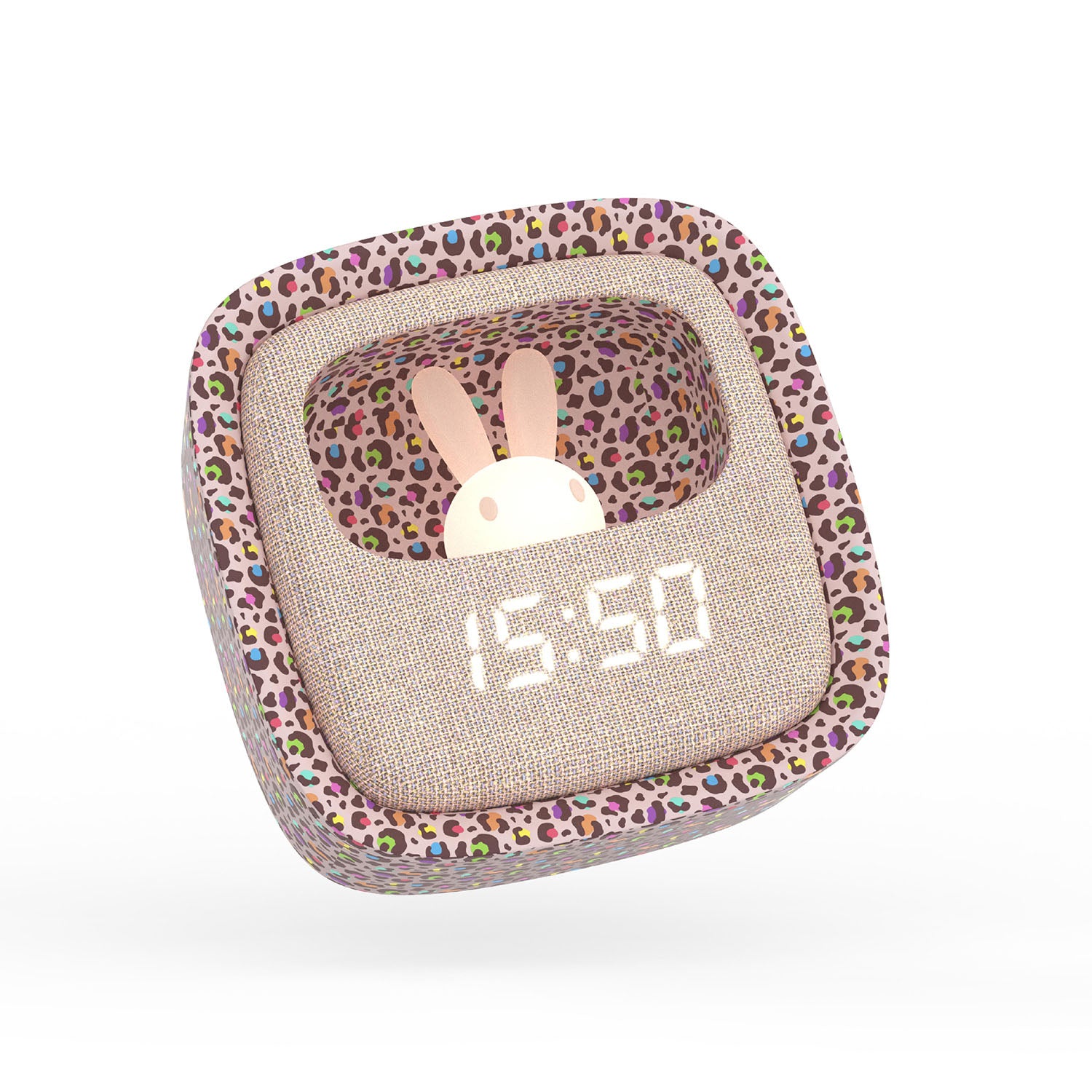 mobility-on-board-mob-alarm-clock-with-light Billy Clock Rainbow Leopard