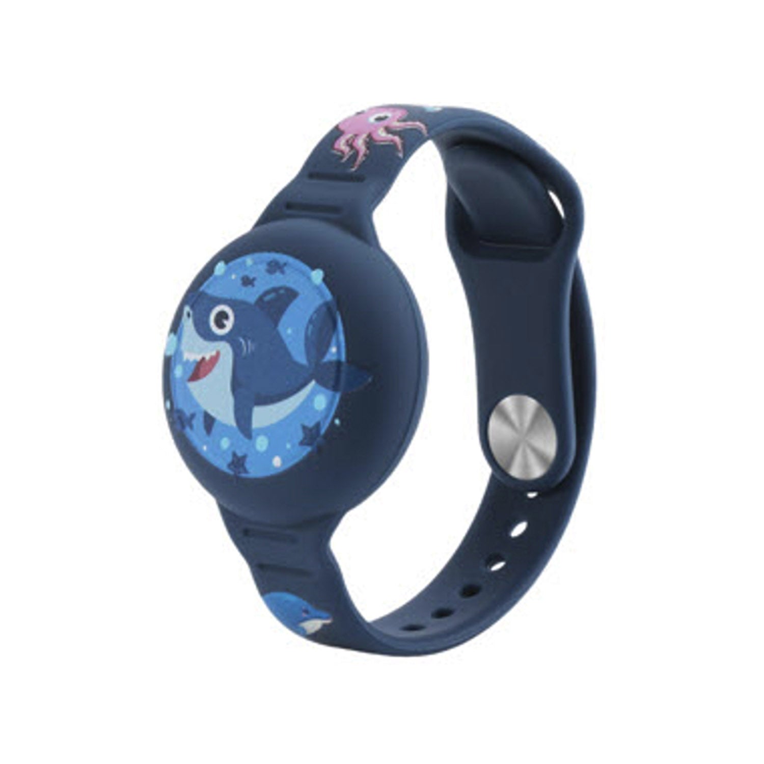 ofkoz-ofkoz-bracelet-for-apple-airtag Kids Waterproof Shark/Blue