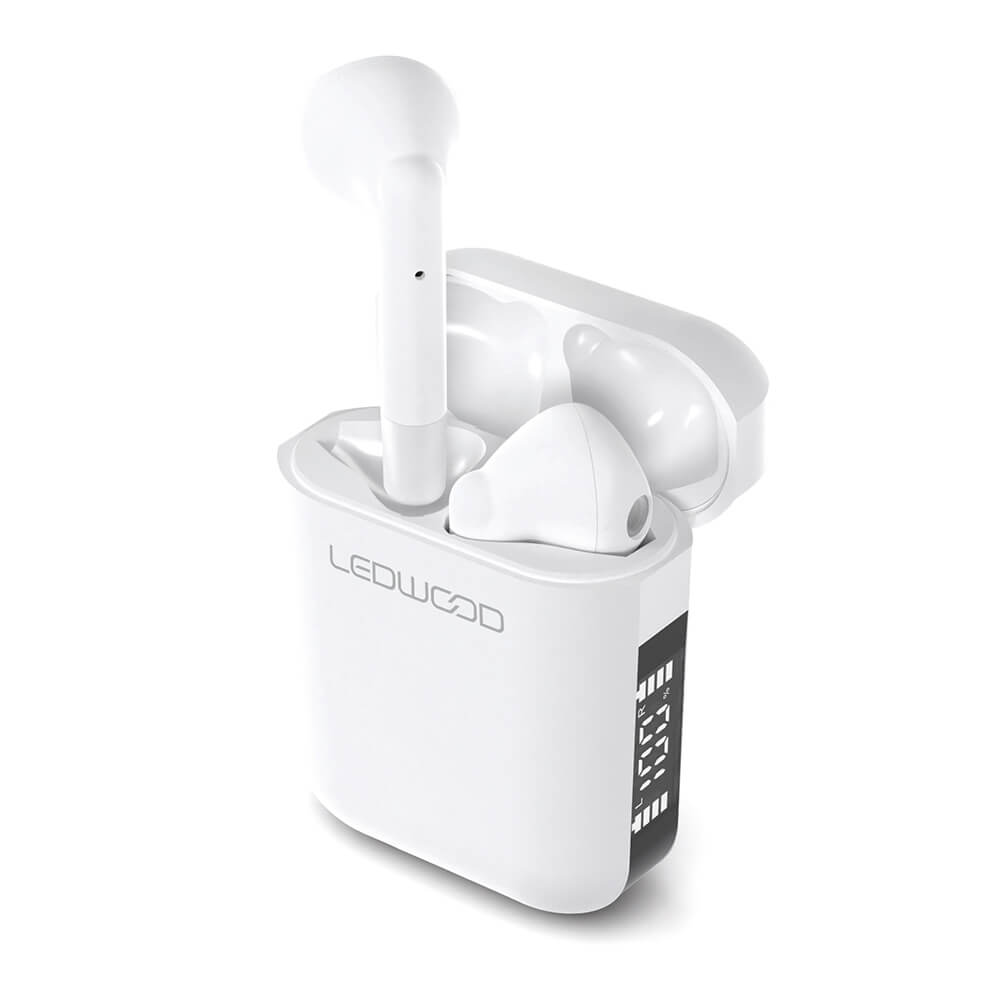 ledwood-ledwood-headphone-apollo-tws True Wireless In-Ear White Mic
