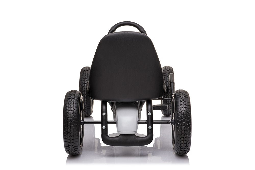 Mercedes Go-Kart Trampbil med gummidäck och sportstol - För barn 3–8 år