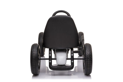 Mercedes Go-Kart Trampbil med gummidäck och sportstol - För barn 3–8 år