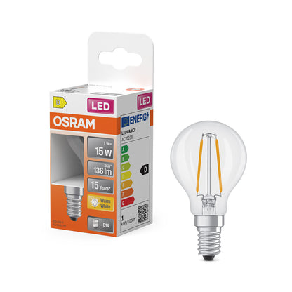 osram-osram-led-retrofit-classic-p 1W 827 Clear E14