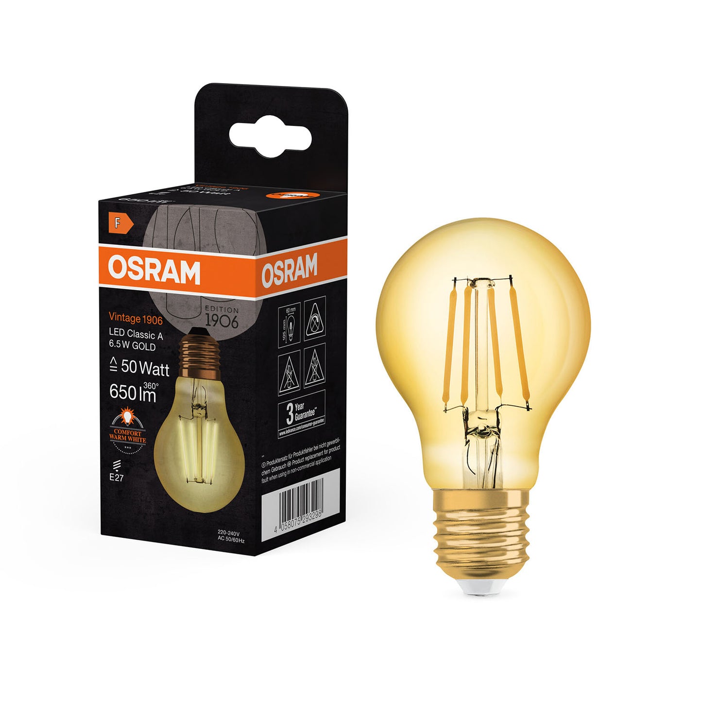 osram-osram-led-classic-a 6,5W 824 Gold E27