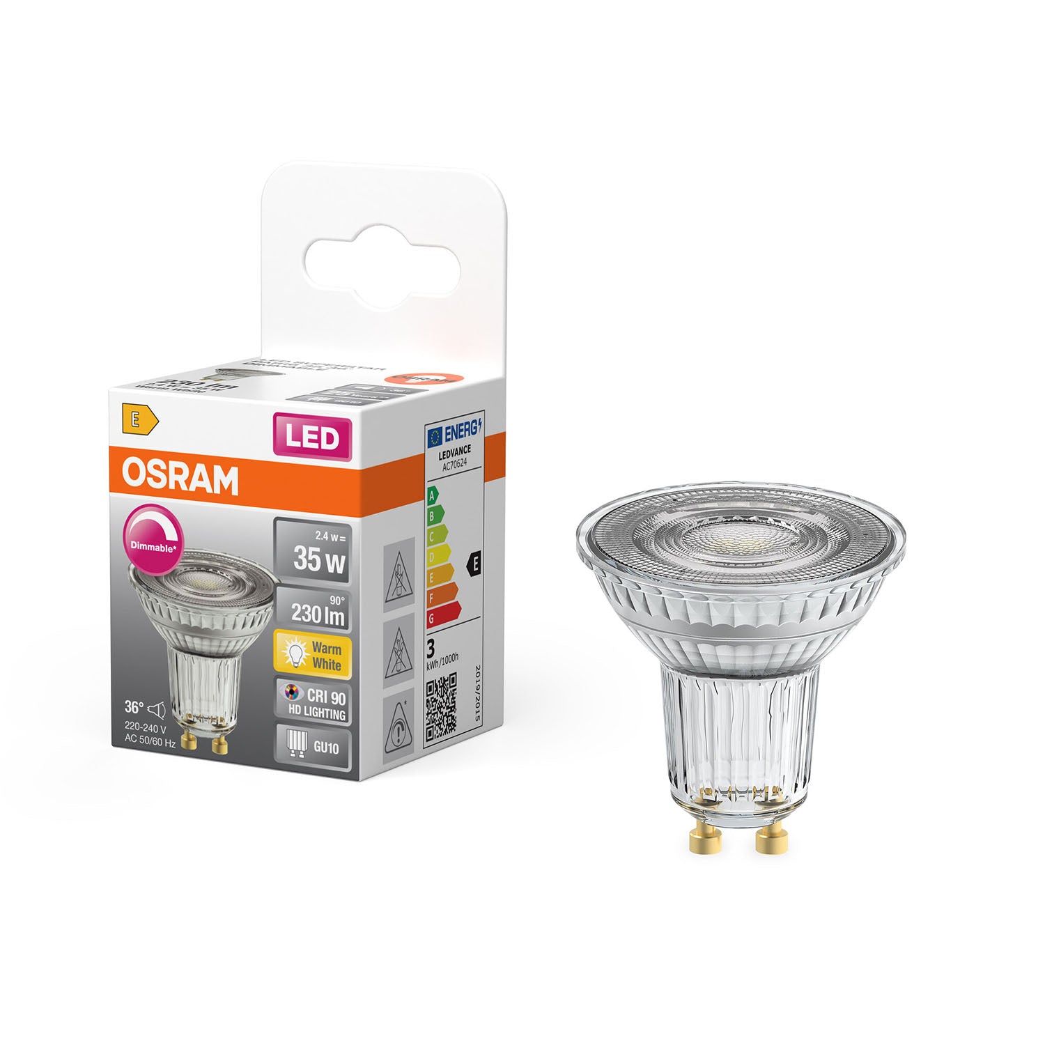 osram-osram-led-superstar-par16 2,4W 927 GU10