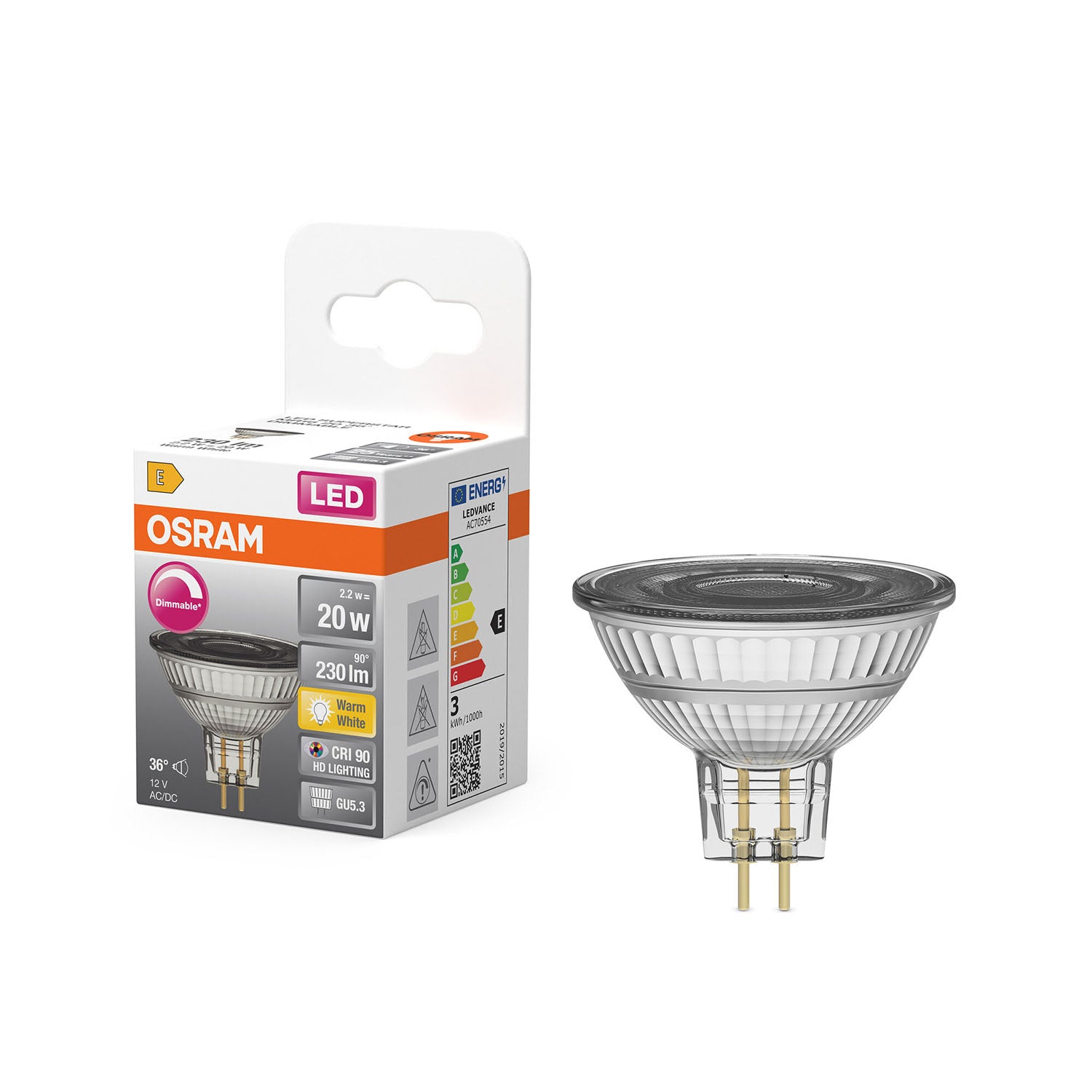 osram-osram-led-superstar-mr16 12V 2,2W 927 GU5,3