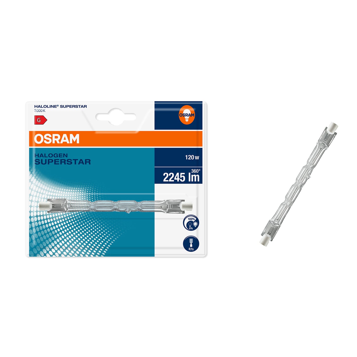 osram-osram-haloline-superstar 120W 240 V R7S
