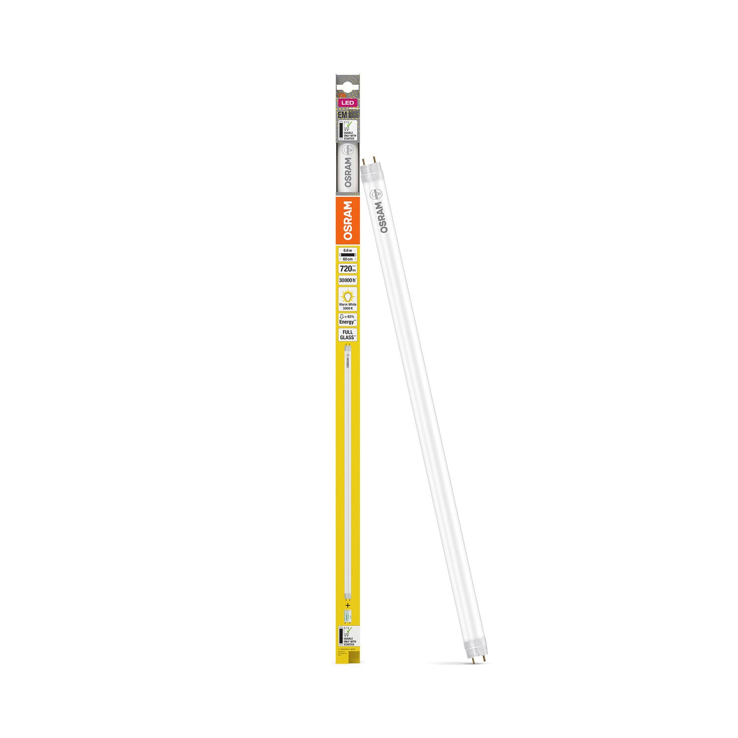 osram-osram-led-tube-t8-em 600mm 6,6W 830