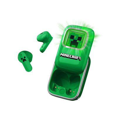 minecraft-minecraft-headphone-green In-Ear TWS Slide With LED
