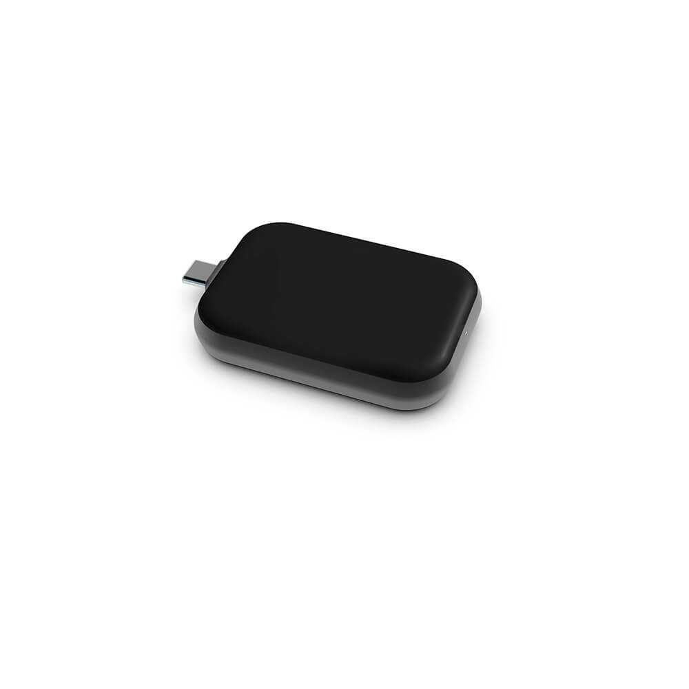 ZENS Singel Apple Airpods Laddare QI USB-C Stick