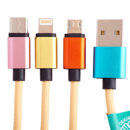 squishmallows-squishmallows-chargercable-1-2m Leo 3in1 USB-C/Micro/Lightning
