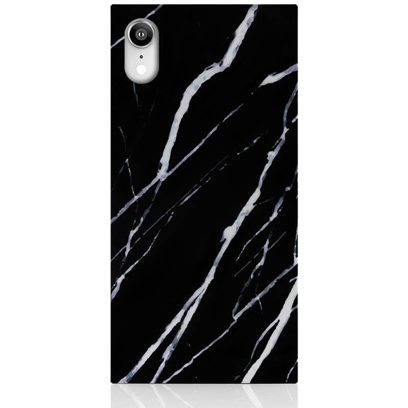 idecoz-idecoz-mobilskal-svart-marble iPhone XR