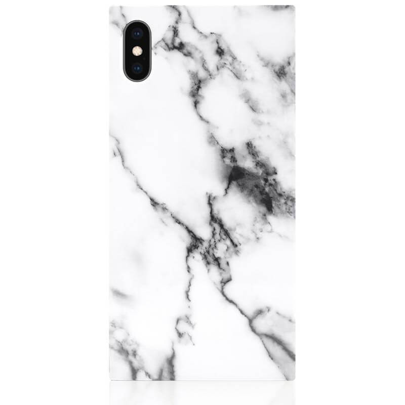 idecoz-idecoz-mobilskal-vit-marble iPhone XS Max