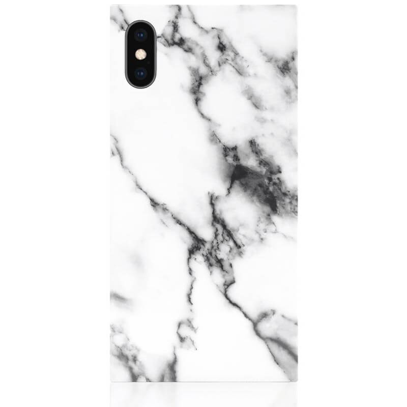 idecoz-idecoz-mobilskal-vit-marble iPhone X/XS
