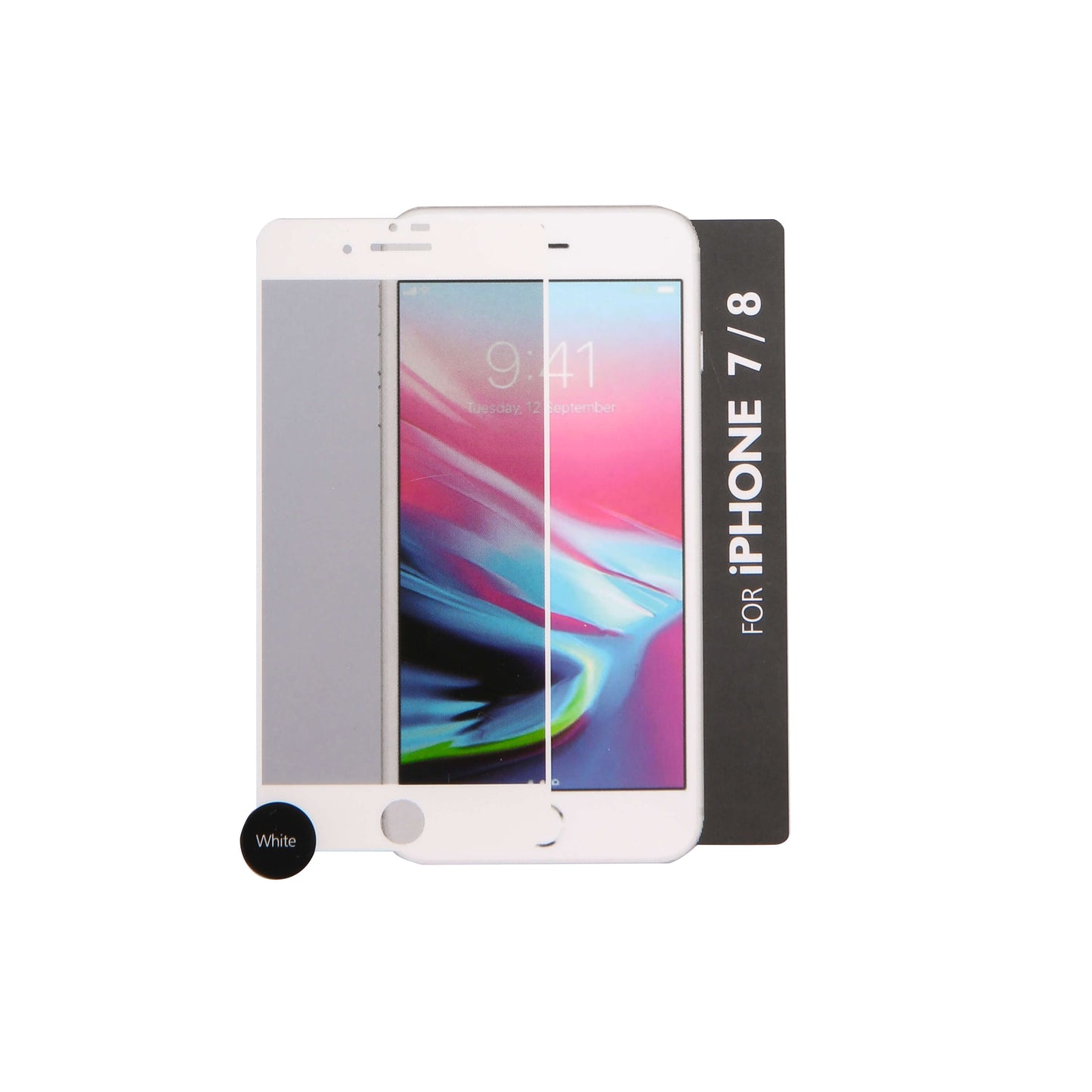GEAR Härdat Glas 3D Gum Full Cover Vit