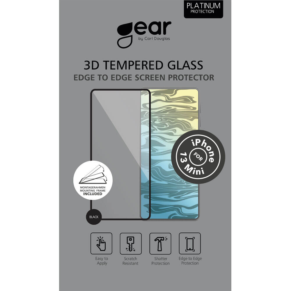 GEAR Glass Prot. 3D Full Cover Black
