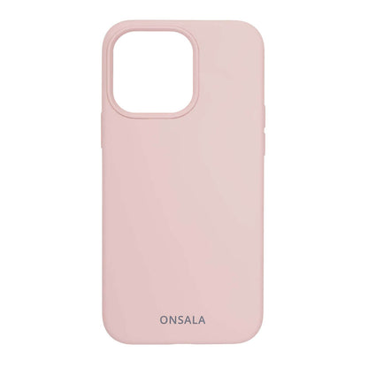 onsala-onsala-mobilskal-silikon-sand-pink iPhone 13 Pro